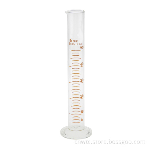 Lab Glassware: 250ml, 500ml, and 1000ml Graduated Borosilicate Glass Measuring Cylinders for Scientific Applications